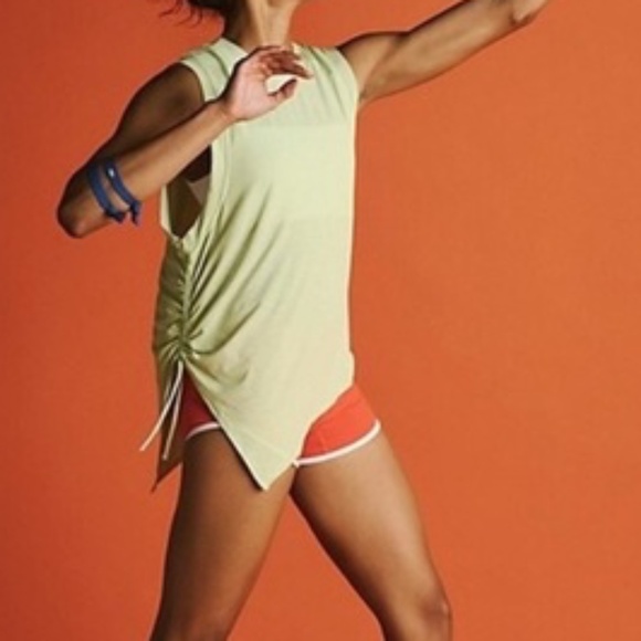 Free People Movement Asymmetric Hem Tempo Tank color Lemon Grass Size M - Picture 2 of 10